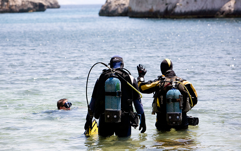 Spectacular diving in Malta