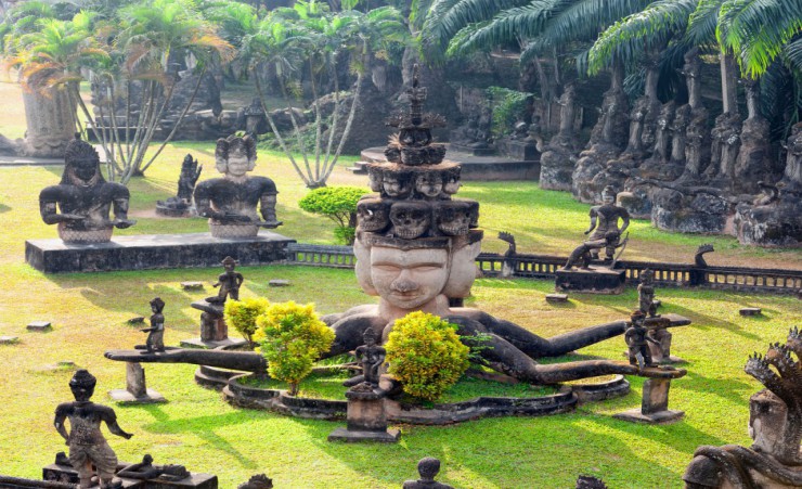 "Buddha Park In Vientiane"
