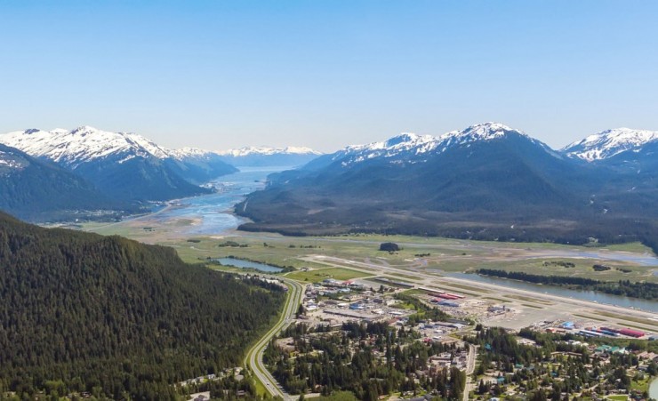 "Aerial View Of Juneau Alaska"