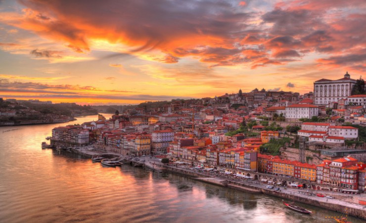 "Sunset Over Porto"