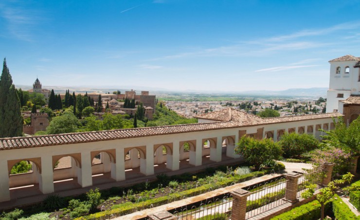 "View Of The Alhambra Castle And Generalife"