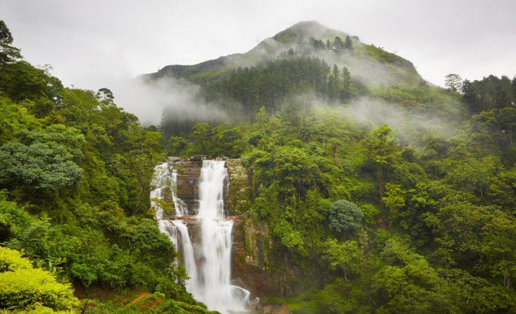 "Nuwara Eliya Waterfalls"