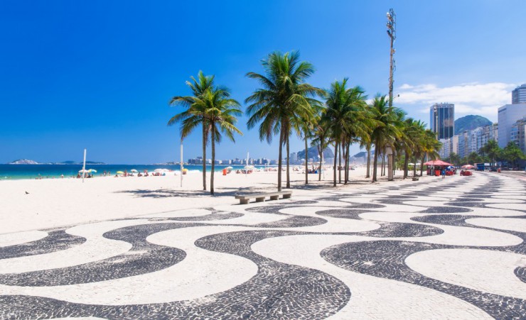 "Copacabana Beach Rio De Janeiro"