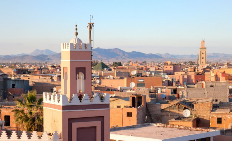 "Marrakech Cityscape"