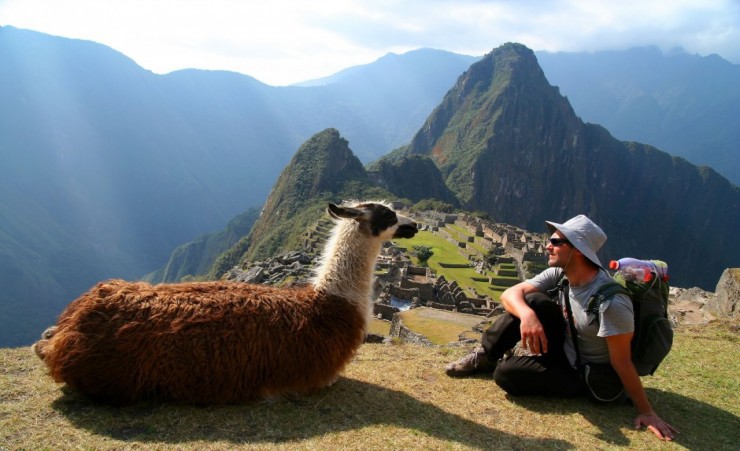 "Looking Over Machu Picchu"