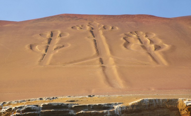 "Paracas Candelabra Petroglyph"