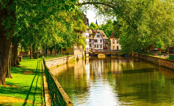"Water Canals Of Strasbourg"