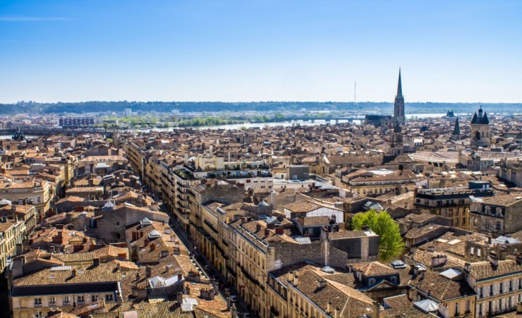 "Aerial View Of Bordeaux"