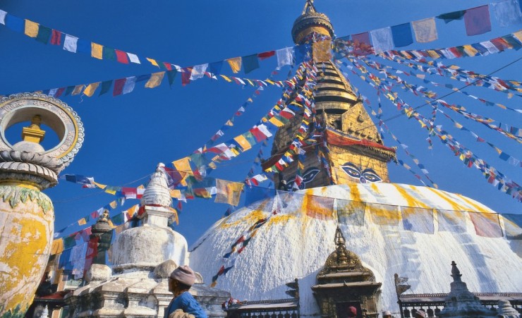 "Prayer Flags At Swayambunath, Kathmandu"