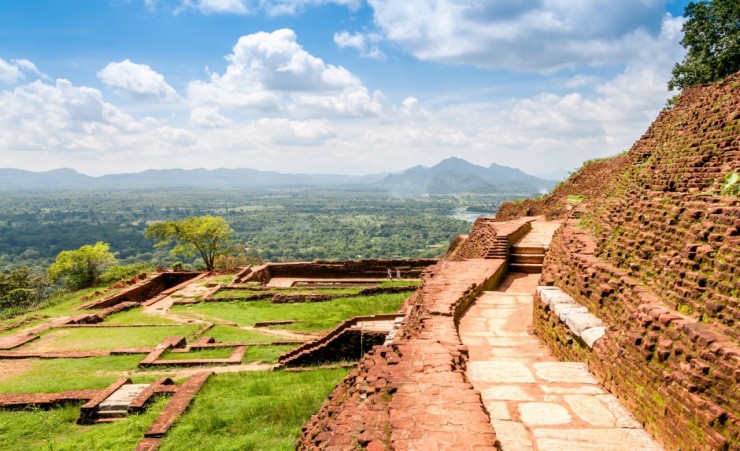 "View From Lion Rock Sigiriya"