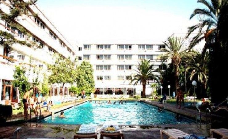 Pool and Hotel