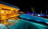 "Pool Area At Night"