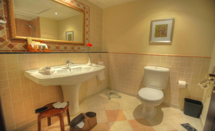 Deluxe Sea Front with Terrace Bathroom